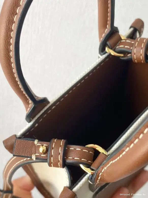 Official First Bag Ru MICRO Tote BURBERRY Frances 0519